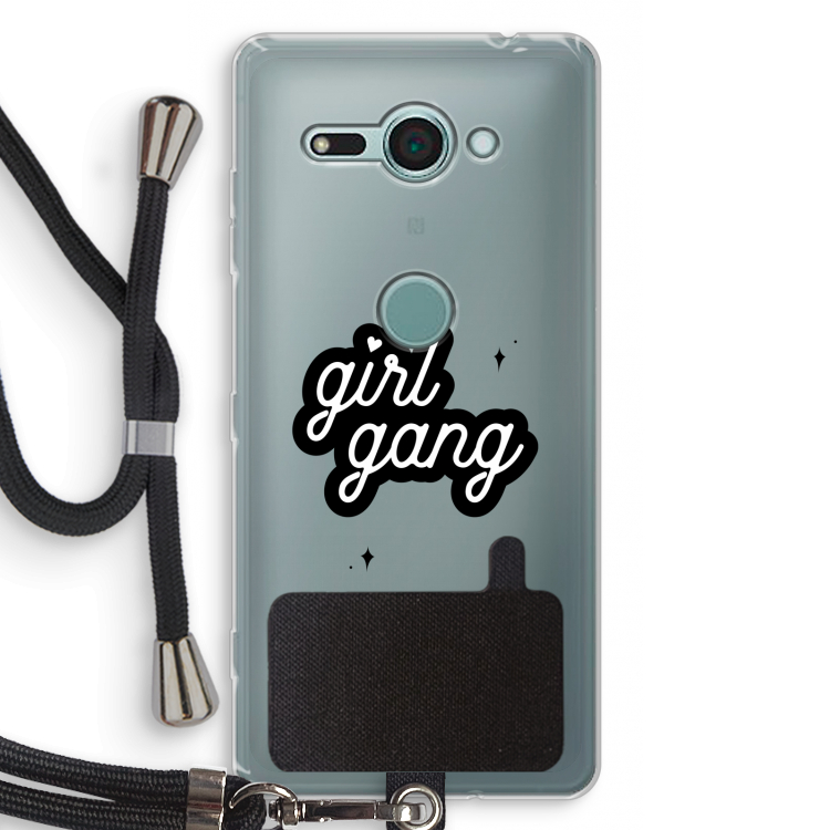 Girl Gang: Sony Xperia XZ2 Compact Transparant Hoesje met koord