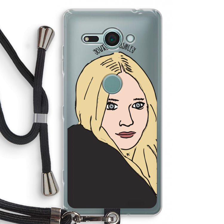 Ashley: Sony Xperia XZ2 Compact Transparant Hoesje met koord