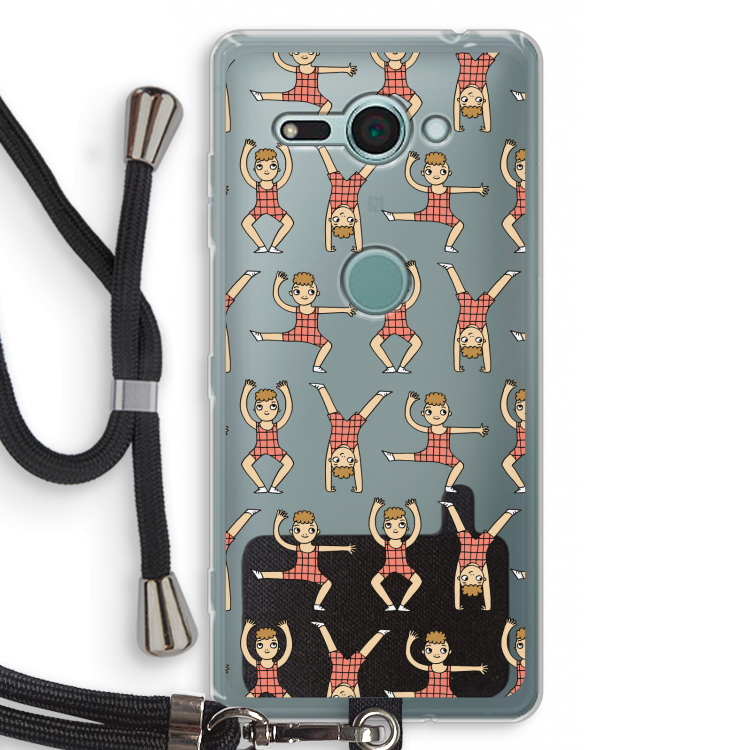 Gymboys: Sony Xperia XZ2 Compact Transparant Hoesje met koord
