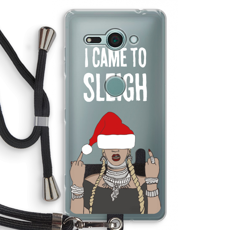 Came To Sleigh: Sony Xperia XZ2 Compact Transparant Hoesje met koord