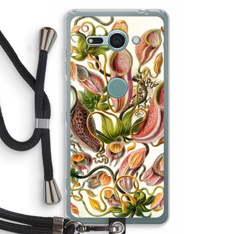 Haeckel Nepenthaceae: Sony Xperia XZ2 Compact Transparant Hoesje met koord
