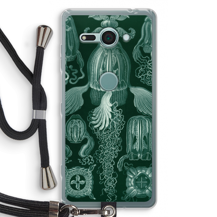 Haeckel Cubomedusae: Sony Xperia XZ2 Compact Transparant Hoesje met koord