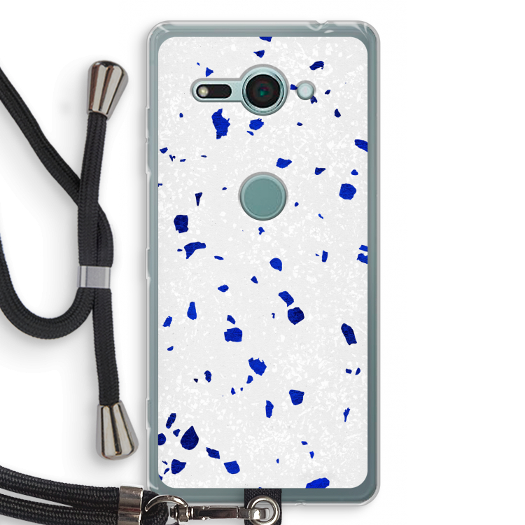 Terrazzo N°5: Sony Xperia XZ2 Compact Transparant Hoesje met koord