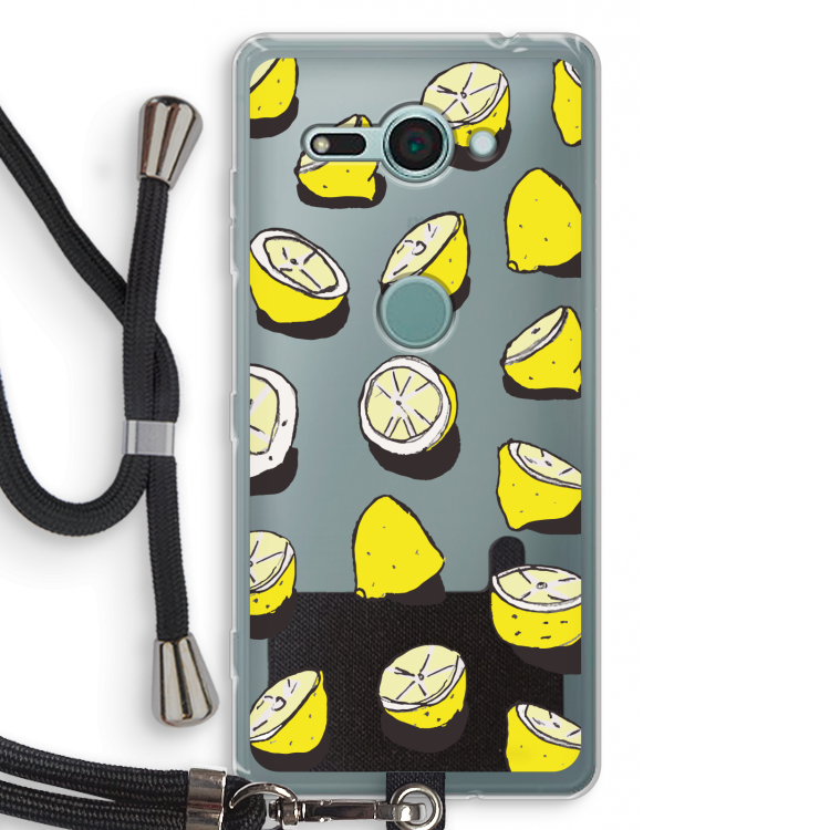 When Life Gives You Lemons...: Sony Xperia XZ2 Compact Transparant Hoesje met koord