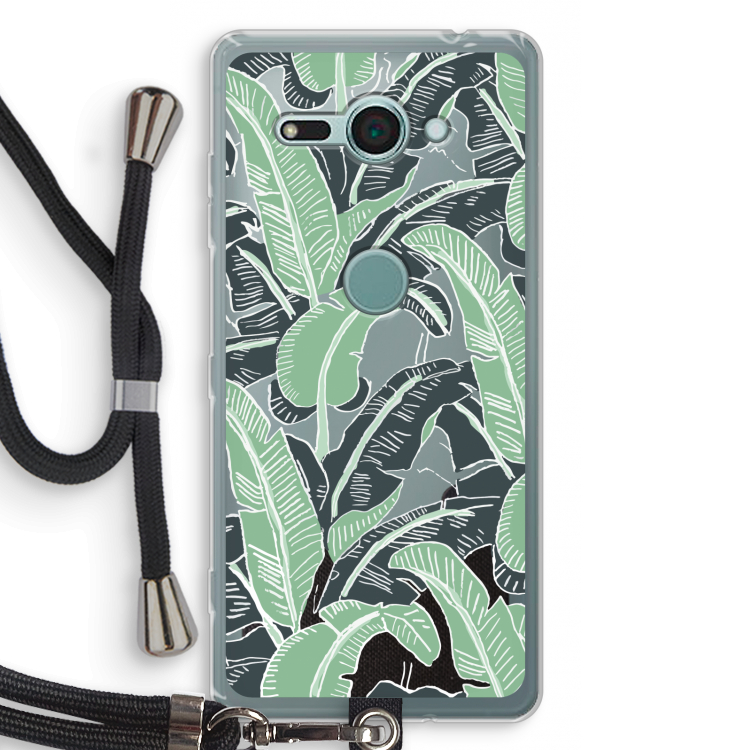 This Sh*t Is Bananas: Sony Xperia XZ2 Compact Transparant Hoesje met koord
