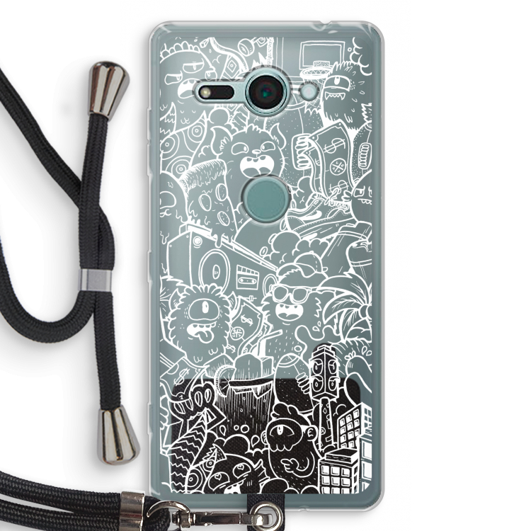 Vexx City #2: Sony Xperia XZ2 Compact Transparant Hoesje met koord