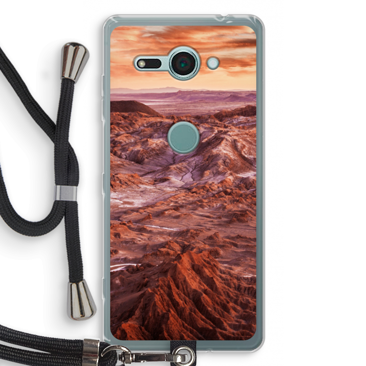 Mars: Sony Xperia XZ2 Compact Transparant Hoesje met koord