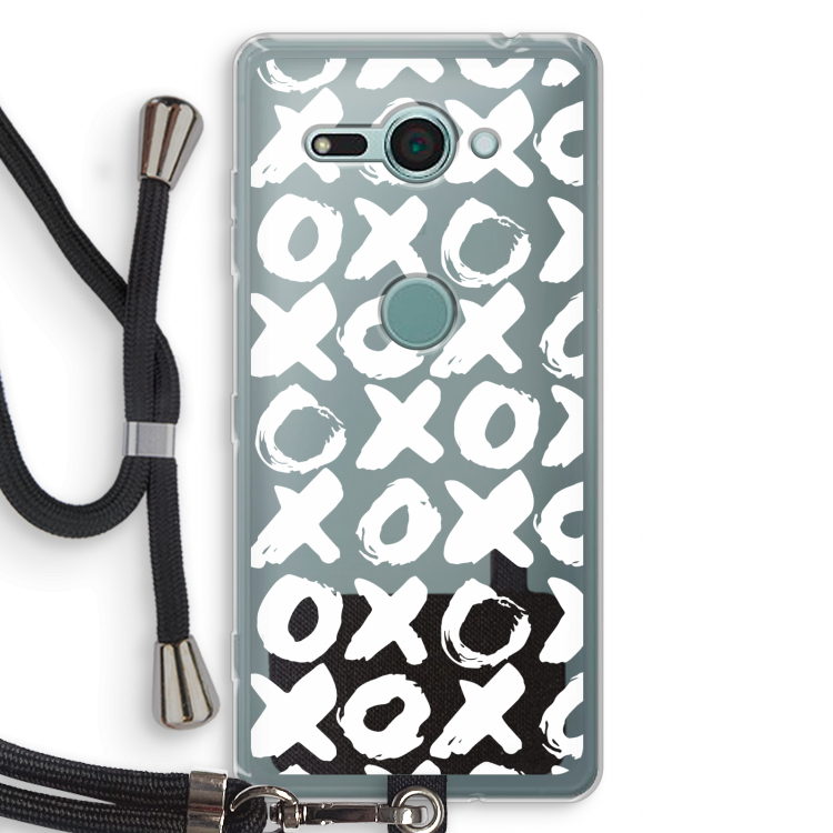 XOXO: Sony Xperia XZ2 Compact Transparant Hoesje met koord