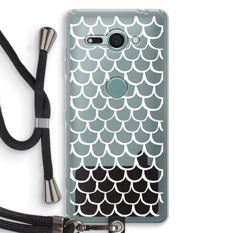 Dakpannetjes: Sony Xperia XZ2 Compact Transparant Hoesje met koord