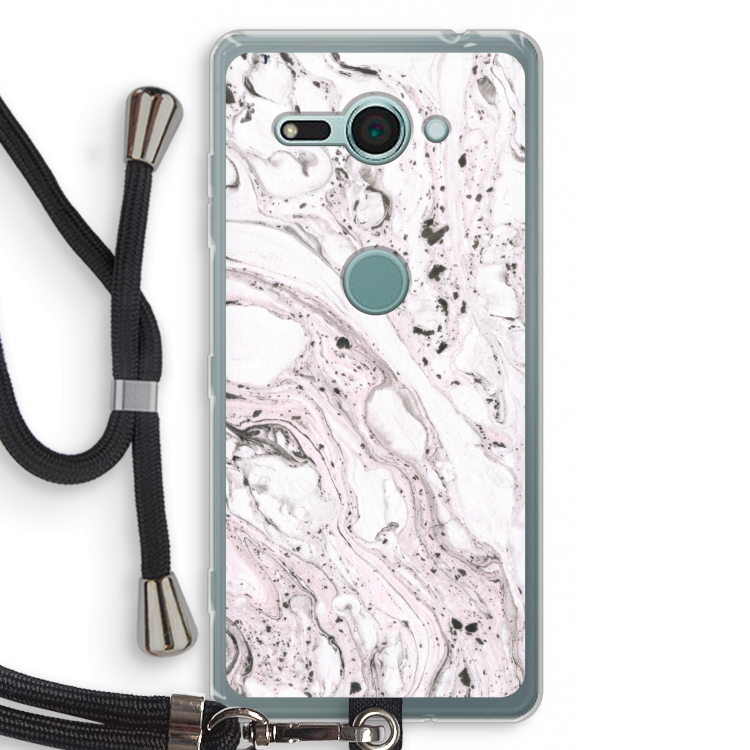 Mengelmoes: Sony Xperia XZ2 Compact Transparant Hoesje met koord