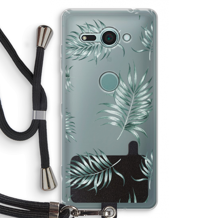 Simple leaves: Sony Xperia XZ2 Compact Transparant Hoesje met koord