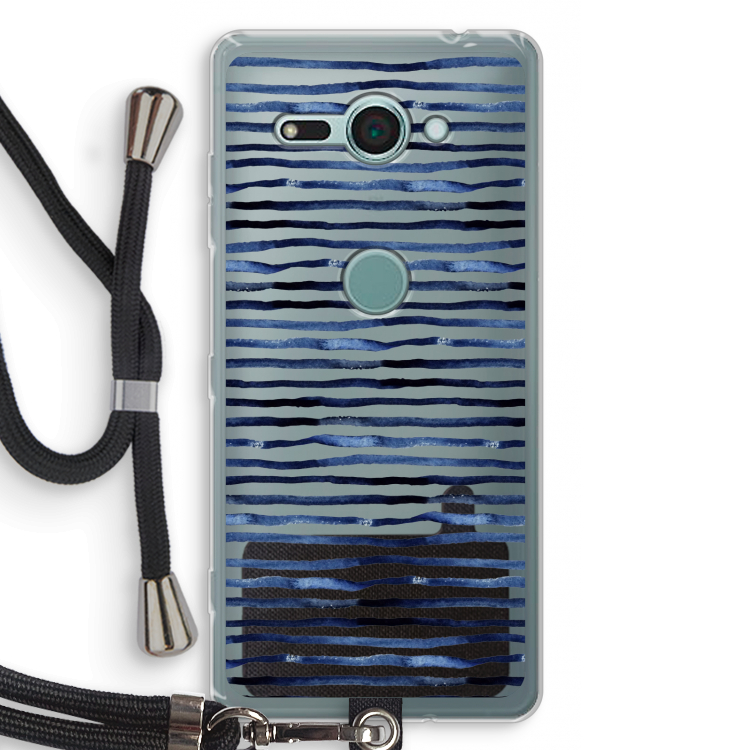 Verrassende lijnen: Sony Xperia XZ2 Compact Transparant Hoesje met koord