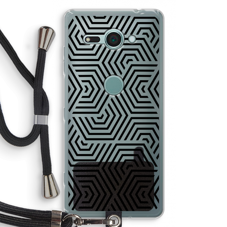 Magic pattern: Sony Xperia XZ2 Compact Transparant Hoesje met koord
