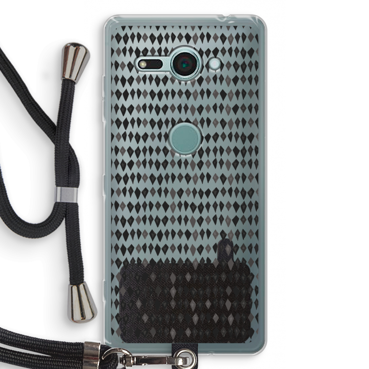 Crazy shapes: Sony Xperia XZ2 Compact Transparant Hoesje met koord