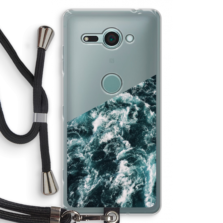 Zee golf: Sony Xperia XZ2 Compact Transparant Hoesje met koord