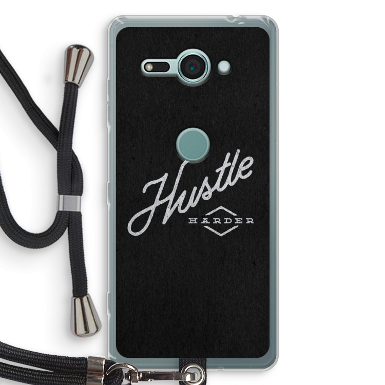Hustle: Sony Xperia XZ2 Compact Transparant Hoesje met koord