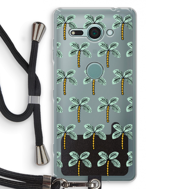 Paradise: Sony Xperia XZ2 Compact Transparant Hoesje met koord