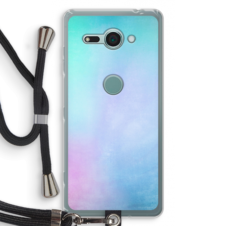 mist pastel: Sony Xperia XZ2 Compact Transparant Hoesje met koord
