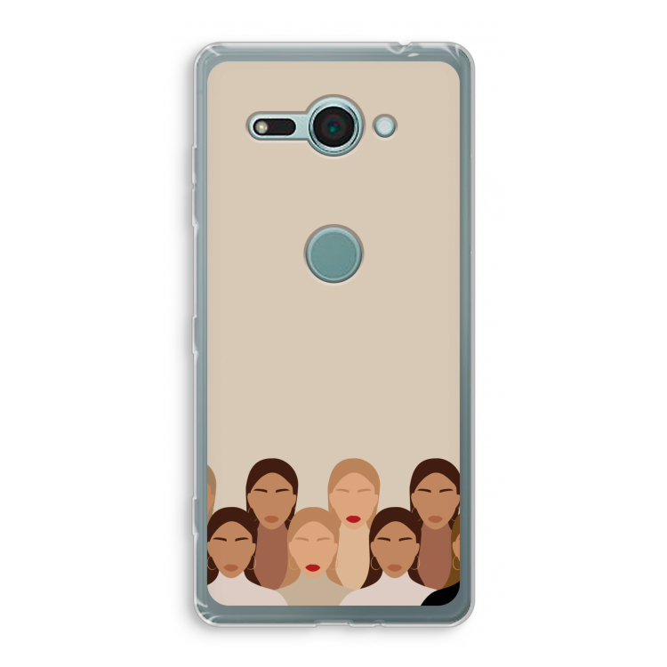 Girls girls girls: Sony Xperia XZ2 Compact Transparant Hoesje