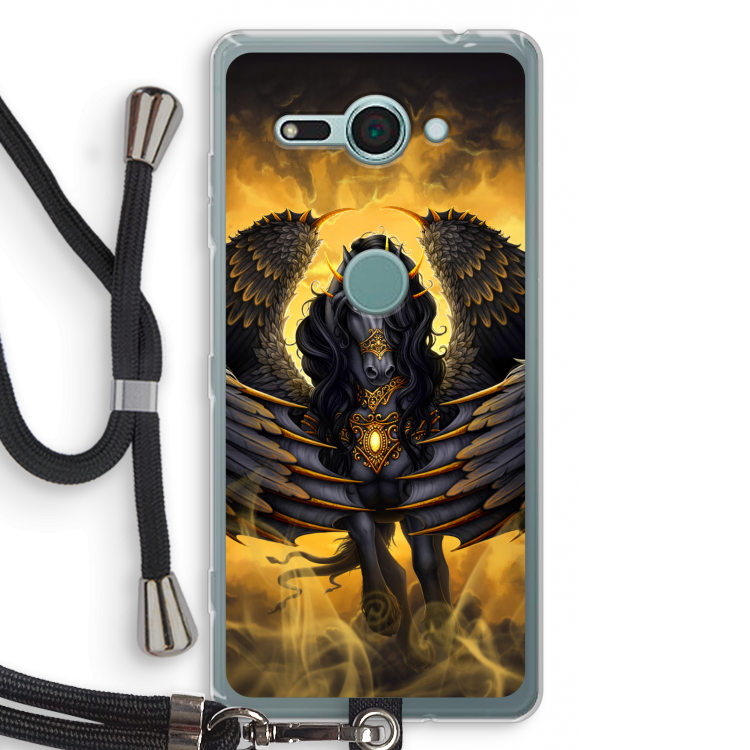 Pegasus: Sony Xperia XZ2 Compact Transparant Hoesje met koord