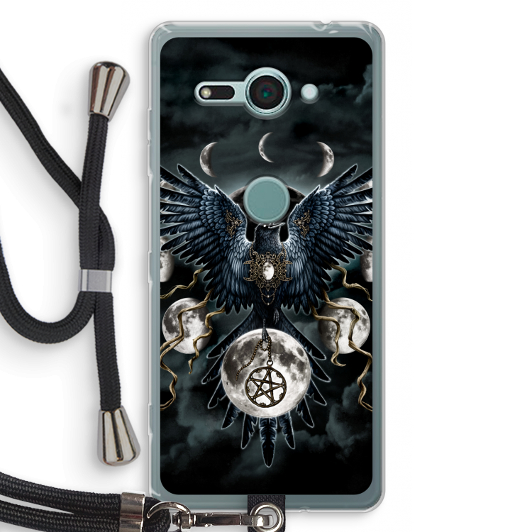 Sinister Wings: Sony Xperia XZ2 Compact Transparant Hoesje met koord