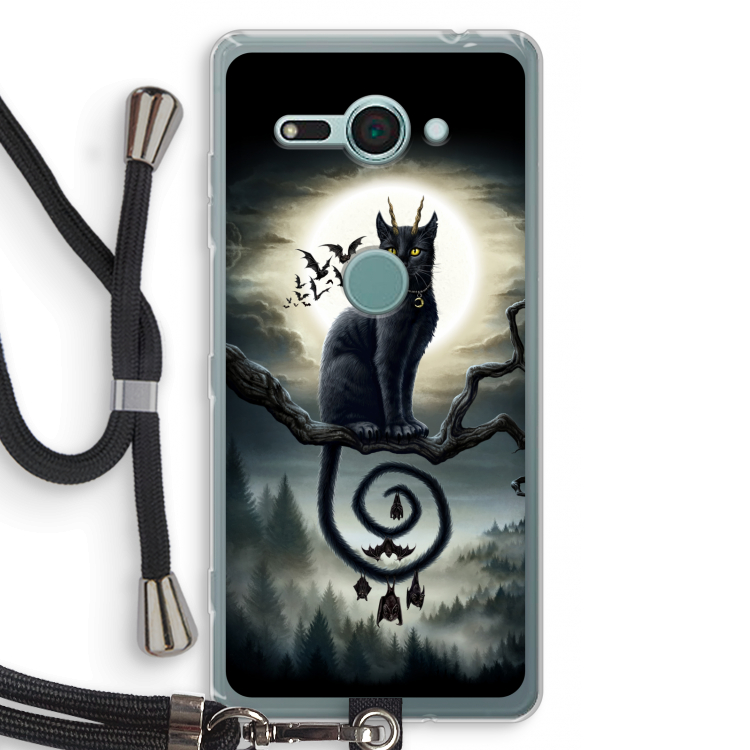 Moonlight Companions: Sony Xperia XZ2 Compact Transparant Hoesje met koord