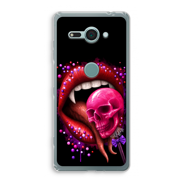 Dodelijk zoet: Sony Xperia XZ2 Compact Transparant Hoesje