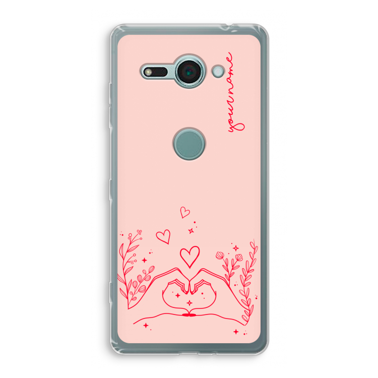 Love is in the air: Sony Xperia XZ2 Compact Transparant Hoesje