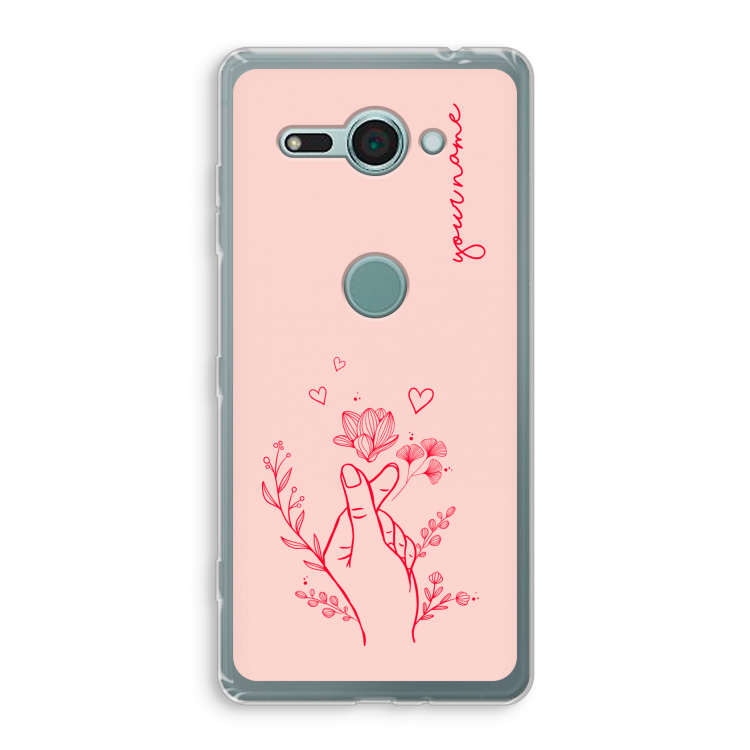 Giving Flowers: Sony Xperia XZ2 Compact Transparant Hoesje