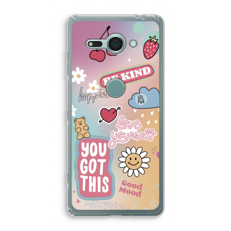 Positivity: Sony Xperia XZ2 Compact Transparant Hoesje