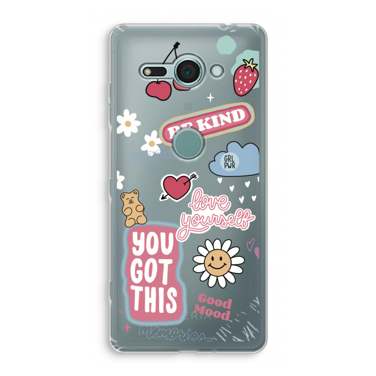 Positivity: Sony Xperia XZ2 Compact Transparant Hoesje