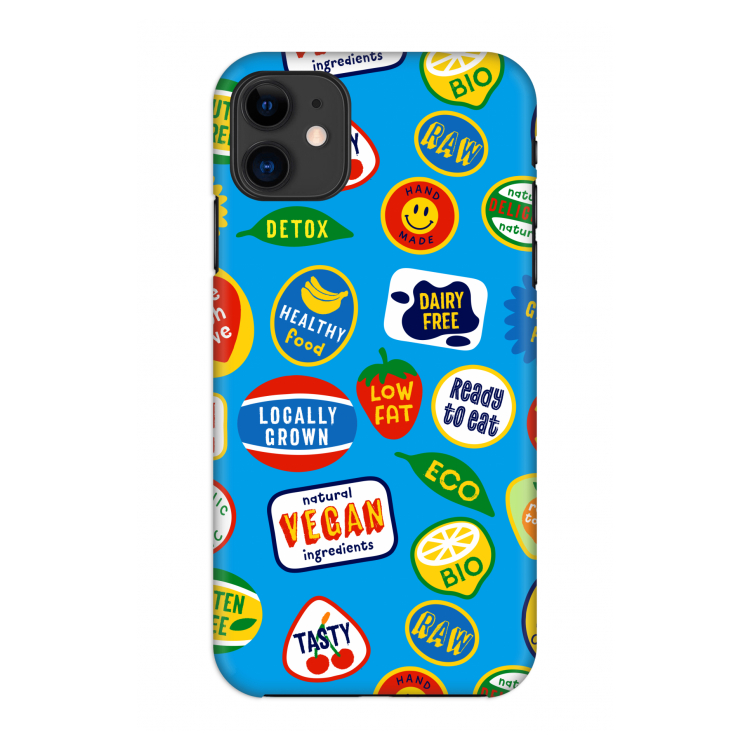 Fruitsticker: Volledig geprint iPhone 11 Hoesje