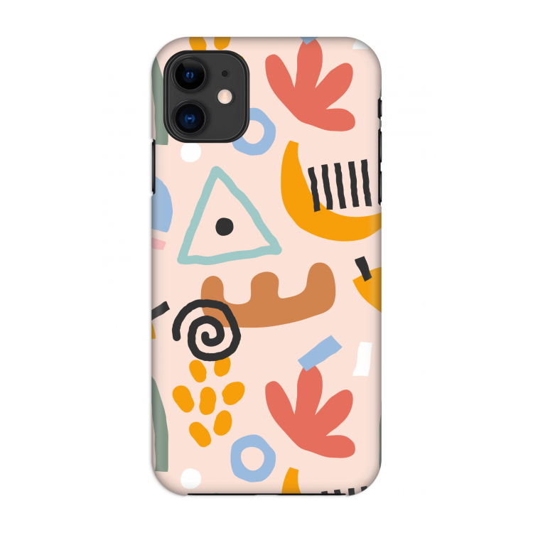 Abstract: Volledig geprint iPhone 11 Hoesje