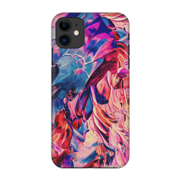 Pink Orchard: Volledig geprint iPhone 11 Hoesje