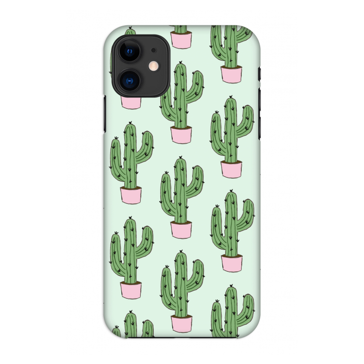 Cactus Lover: Volledig geprint iPhone 11 Hoesje