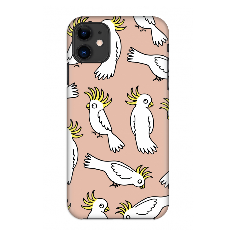 Papegaai: Volledig geprint iPhone 11 Hoesje