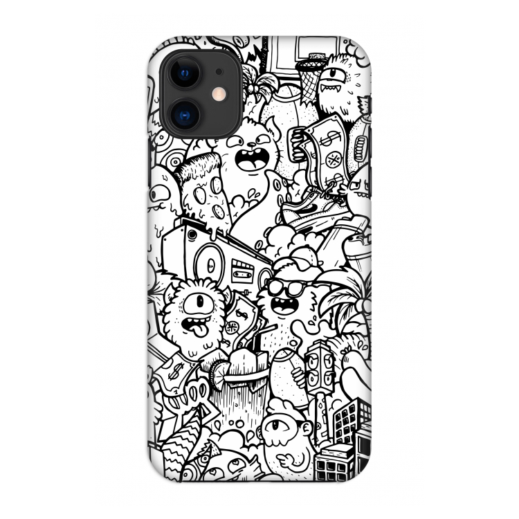 Vexx City #2: Volledig geprint iPhone 11 Hoesje