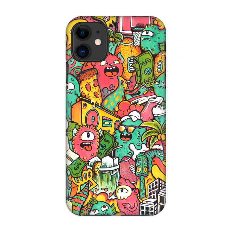 Vexx City: Volledig geprint iPhone 11 Hoesje