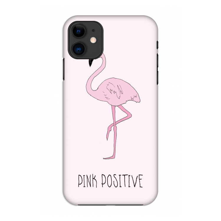 Pink positive: Volledig geprint iPhone 11 Hoesje