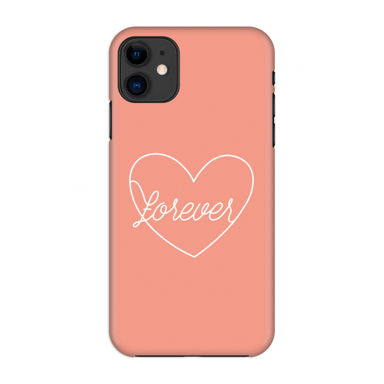 Forever heart: Volledig geprint iPhone 11 Hoesje