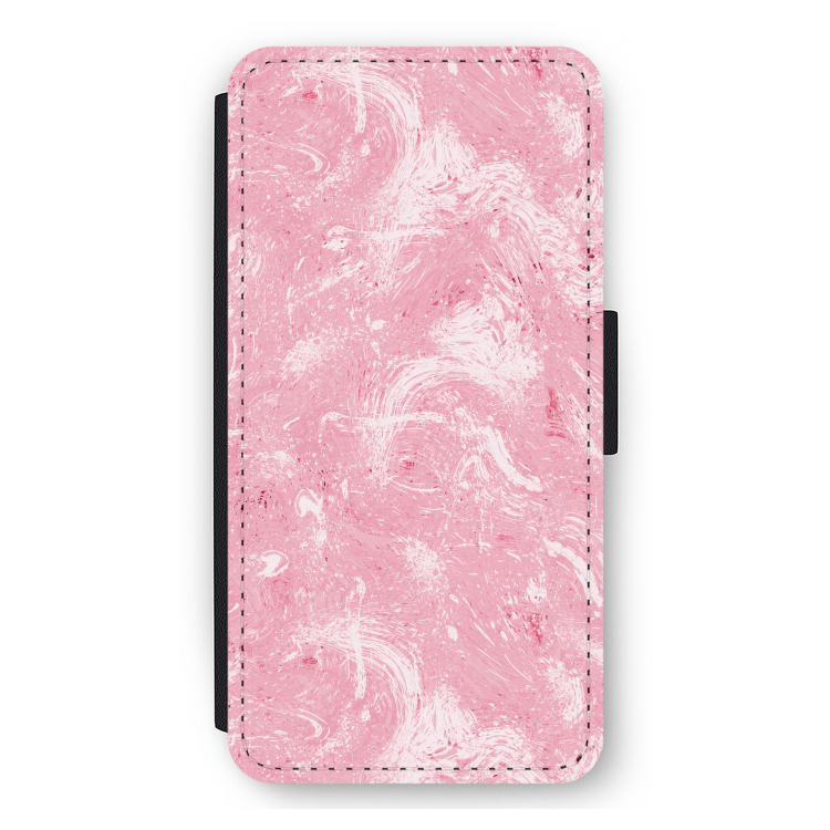 Abstract Painting Pink: iPhone 11 Flip Hoesje
