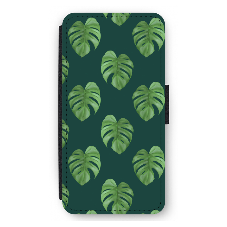 Monstera leaves: iPhone 11 Flip Hoesje