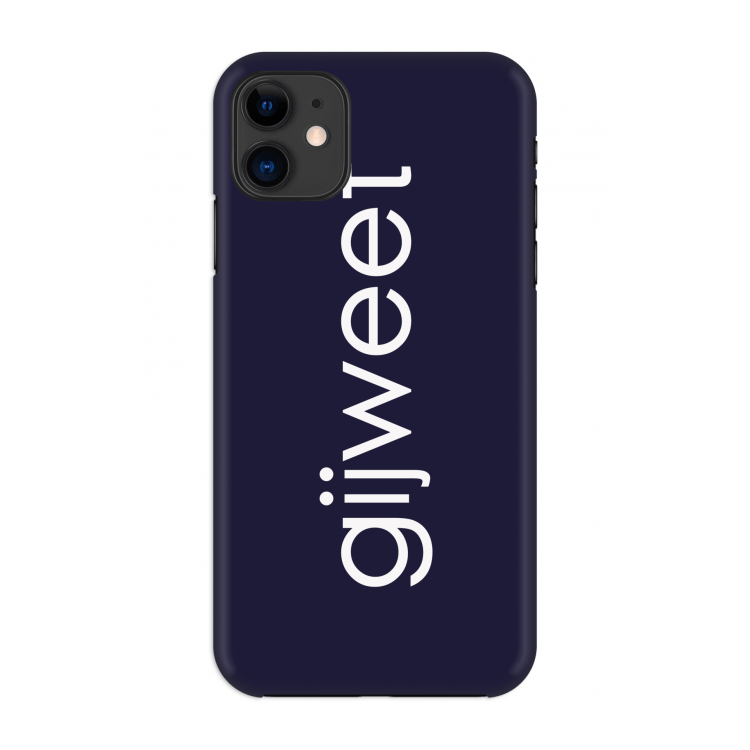 Gijweet: Volledig geprint iPhone 11 Hoesje