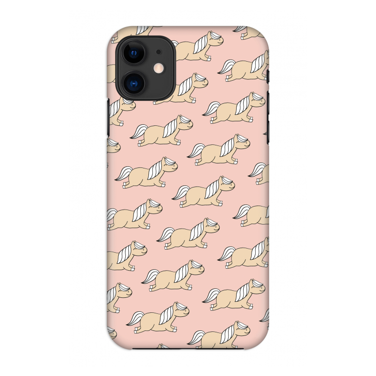 Ponys: Volledig geprint iPhone 11 Hoesje