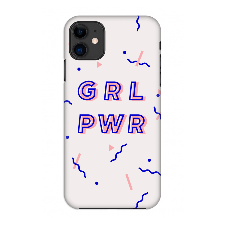 GRL PWR: Volledig geprint iPhone 11 Hoesje