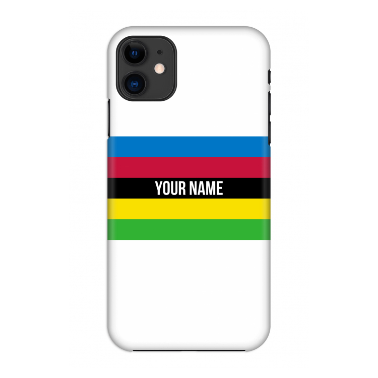 WK Wielrennen: Volledig geprint iPhone 11 Hoesje