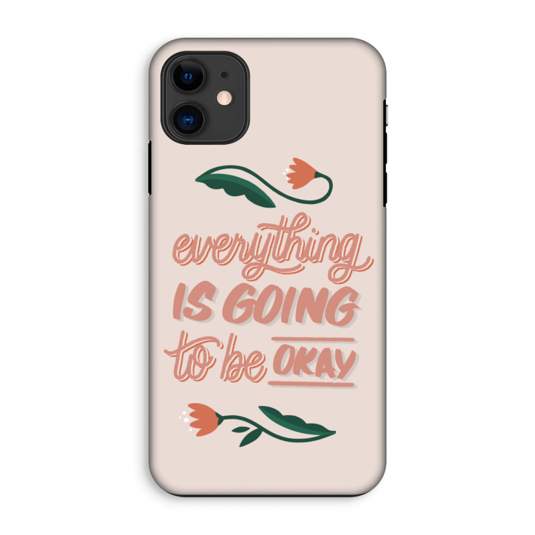 Optimistic flower girl: iPhone 11 Tough Case