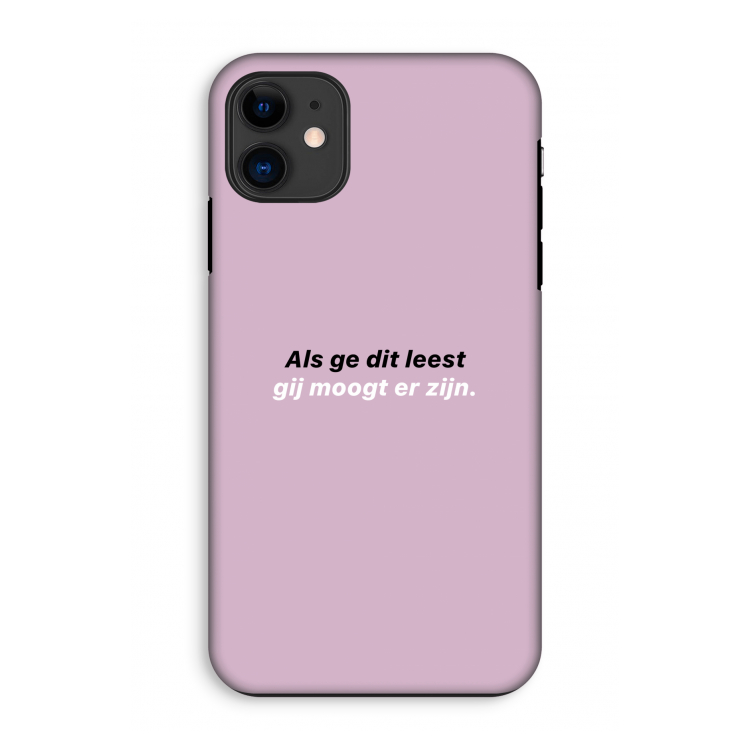 gij moogt er zijn: iPhone 11 Tough Case