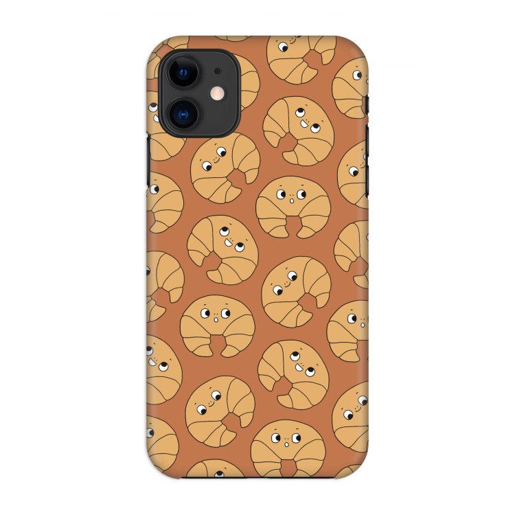 Croissant: Volledig geprint iPhone 11 Hoesje