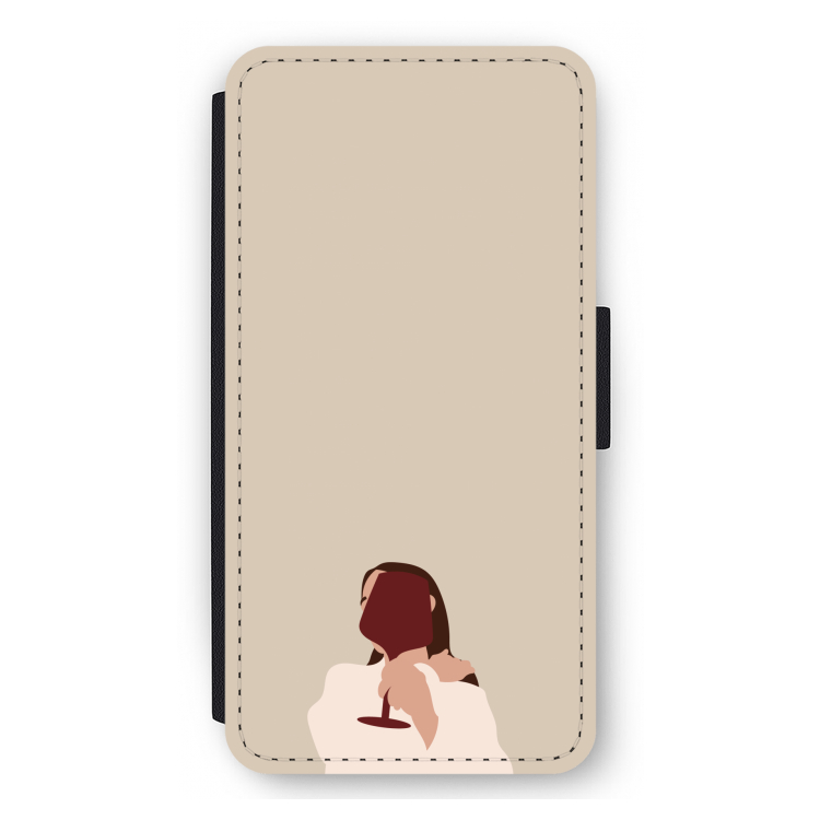 I drink wine: iPhone 11 Flip Hoesje